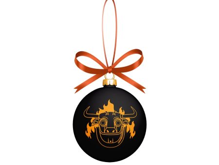 Robobull Black Ornament Online