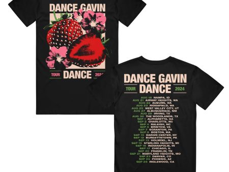 Strawberry Blossom Tour - Black T-Shirt Online Sale