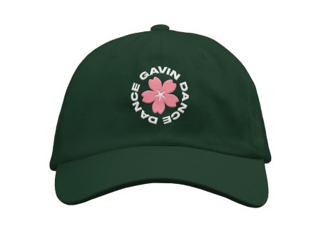 Cherry Blossom - Forest Green Dad Hat Supply