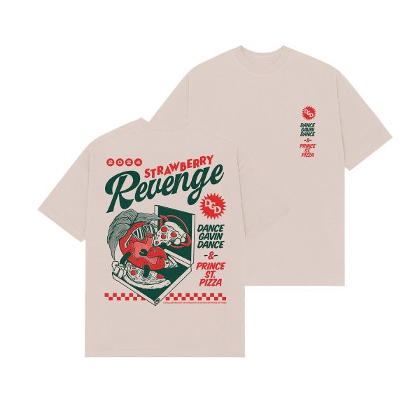 Strawberry Revenge - Sand T-Shirt Fashion