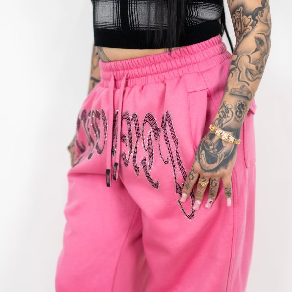 FB County Baggy Rhinestone Sweatpants Sale