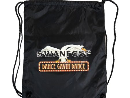 Swanfest Black Cinch Bag For Cheap