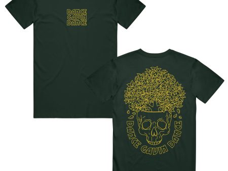 Skull Tree - Forest Green T-Shirt Cheap