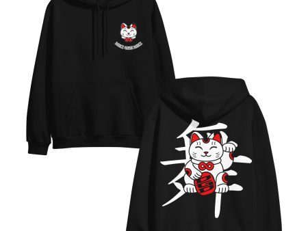 Lucky Cat - Black Pullover Discount