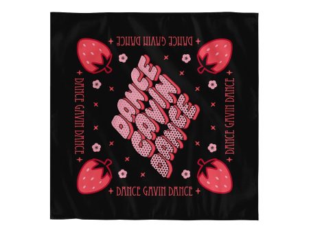 Kawaii Strawberry - Black Bandana Hot on Sale