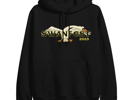 Swanfest Event 2023 Black Pullover Hoodie Fashion