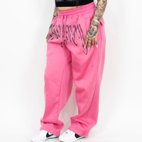 FB County Baggy Rhinestone Sweatpants Sale