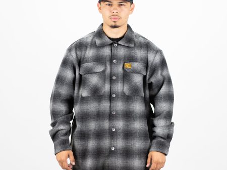 New FB County Super Heavyweight Wool Blend Long Sleeve Shirt For Cheap