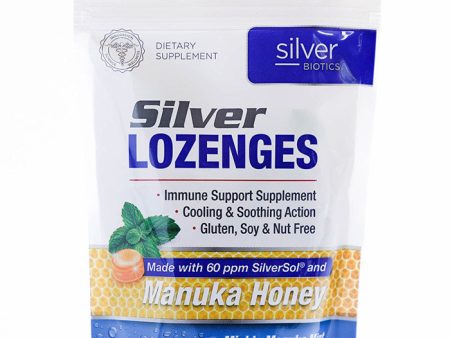 Silver Lozenges with Manuka Honey, 21 Lozenges, Silver Biotics Online Hot Sale