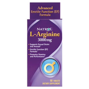 L-Arginine 3000 mg, 90 Tablets, Natrol Sale