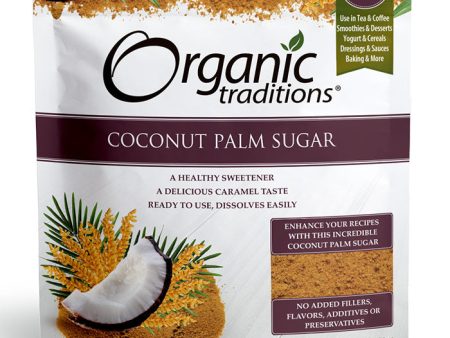 Organic Coconut Palm Sugar, 8 oz (227 g), Organic Traditions Fashion