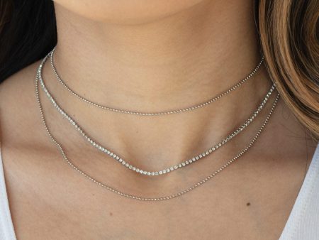 Battle of the Glitz - White Choker on Sale