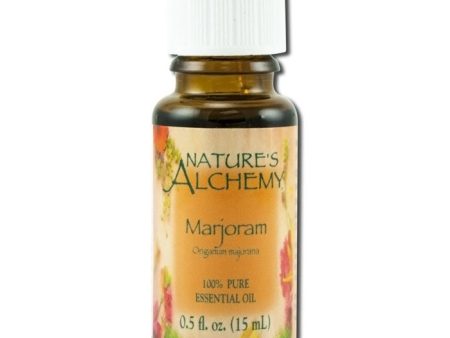 Pure Essential Oil Marjoram (Sweet), 0.5 oz, Nature s Alchemy on Sale