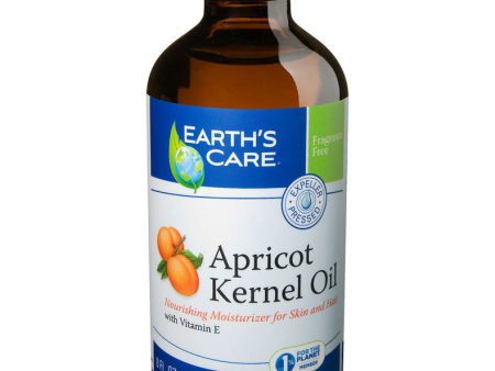 Apricot Kernel Oil, For Skin & Hair, 8 oz, Earth s Care Online Hot Sale