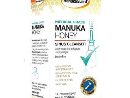 Medical Grade Manuka Honey Sinus Cleanser, MGO 600, 0.65 oz, ManukaGuard For Discount