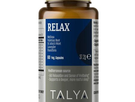 Relax, 60 Vegetarian Capsules, Talya Herbal For Cheap