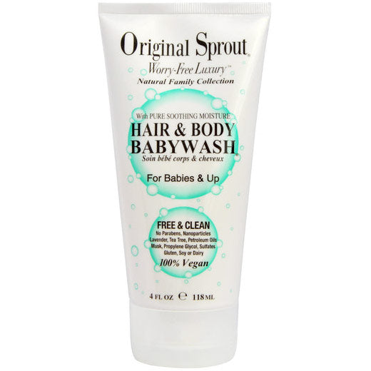 Hair & Body Baby Wash, 4 oz, Original Sprout Online now