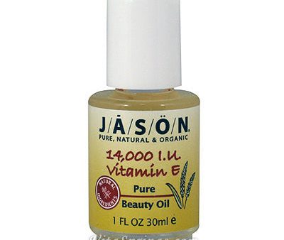 Vitamin E Oil 14,000 IU Pure Beauty Oil 1 oz, Jason Natural Online