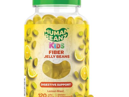 Fiber Jellybean Gummies for Kids, 120 Jelly Beans, Human Beanz Supply