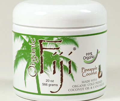 Pineapple Coconut Sugar Polish, Organic Coconut Oil Face & Body Polish, 20 oz, Organic Fiji For Sale