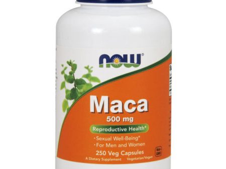 Maca 500 mg, Value Size, 250 Capsules, NOW Foods Cheap