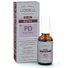 Liddell Party Detox Homeopathic Spray, 1 oz Hot on Sale