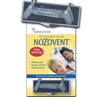 NoZovent Anti-Snoring Device, 2 Pack, Scandinavian Formulas Online