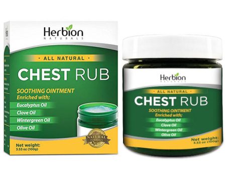 Chest Rub, Soothing Ointment, 3.53 oz, Herbion Online now