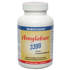 Amyloban 3399 from Lion s Mane, 180 Tablets, Maitake Products on Sale