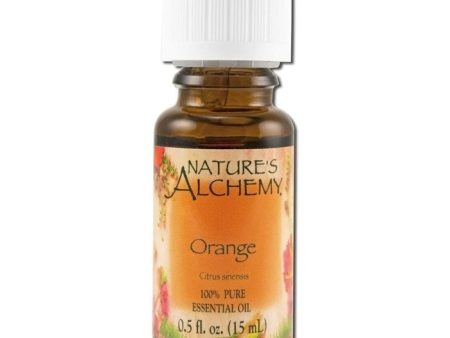 Pure Essential Oil Orange, 0.5 oz, Nature s Alchemy Online now