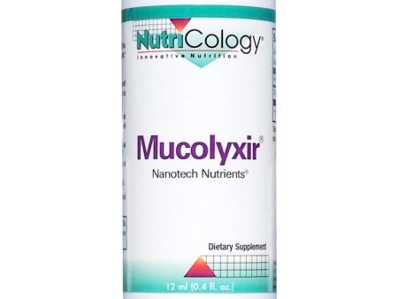 Mucolyxir Nanotech Nutrients Liquid, 12 ml (0.4 oz), NutriCology Discount