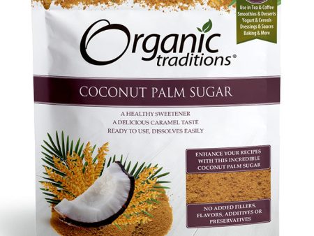 Organic Coconut Palm Sugar, Value Size, 16 oz (454 g), Organic Traditions Hot on Sale