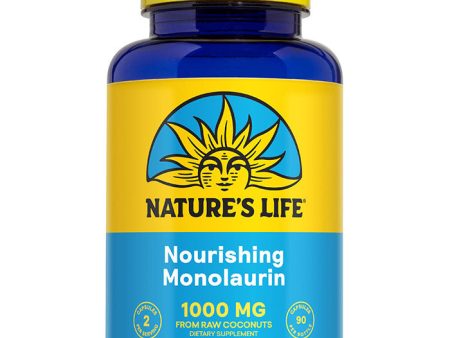 Monolaurin From Raw Coconuts, 90 Vegetarian Capsules, Nature s Life Discount