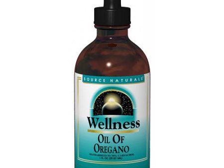 Oregano Oil Liquid (Wellness Oil of Oregano) 70% Carvacrol, 0.5 oz, Source Naturals Hot on Sale