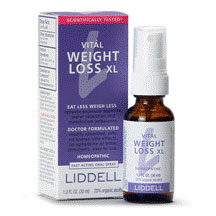 Liddell Vital Weight Loss XL Homeopathic Spray, 1 oz Online now