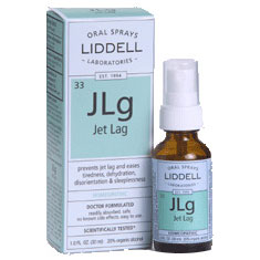 Liddell Jet Lag Homeopathic Spray, 1 oz Supply