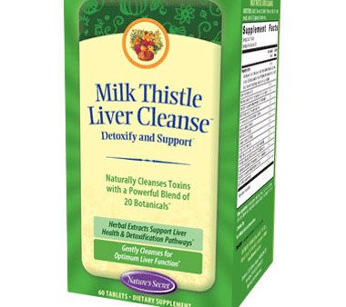 Milk Thistle Liver Cleanse, 60 Tablets, Nature s Secret Online Hot Sale