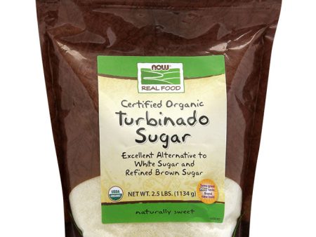 Organic Turbinado Sugar, 2.5 lb, NOW Foods Online Hot Sale