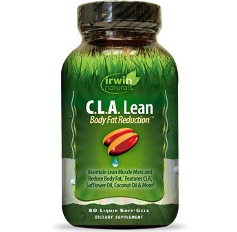 CLA Lean, Body Fat Reduction, 80 Liquid Softgels, Irwin Naturals Hot on Sale