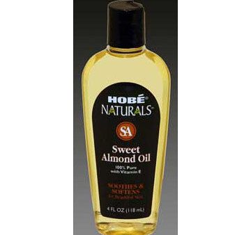 Hobe Naturals Sweet Almond Oil, 4 oz, Hobe Labs Fashion