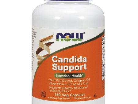 Candida Support, Value Size, 180 Vegetarian Capsules, NOW Foods Supply