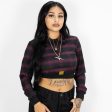 FB County Long Sleeve Flannel Crop Top on Sale