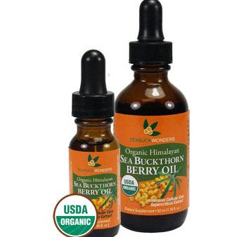 Organic Himalayan Sea Buckthorn Berry Oil Liquid, 0.45 oz, Seabuck Wonders Hot on Sale