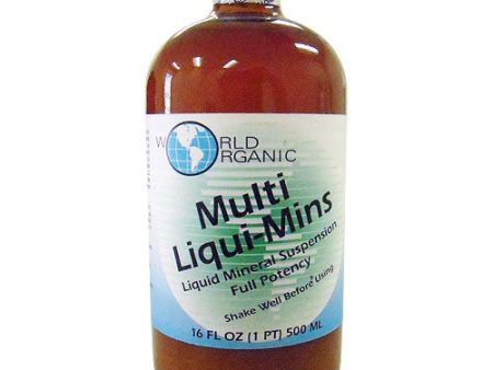 Multi Liqui-Mins Liquid Minerals 16 oz from World Organic Hot on Sale