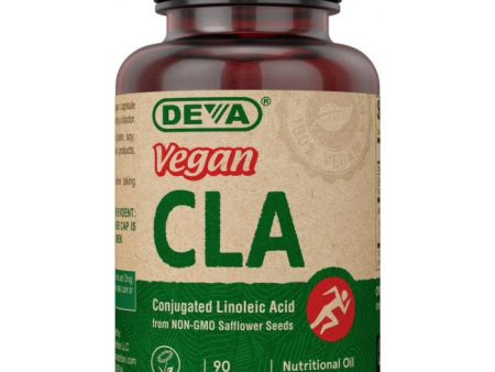 Vegan CLA (Conjugated Linoleic Acid), 90 Vegan Caps, Deva Nutrition Online Sale