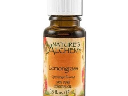 Pure Essential Oil Lemongrass, 0.5 oz, Nature s Alchemy Discount