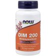 DIM 200 Diindolylmethane, 90 Vegetarian Capsules, NOW Foods on Sale