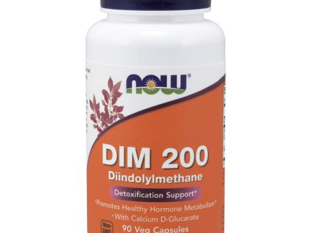 DIM 200 Diindolylmethane, 90 Vegetarian Capsules, NOW Foods on Sale