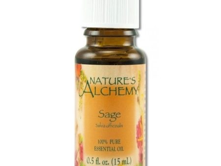 Pure Essential Oil Sage, 0.5 oz, Nature s Alchemy Sale