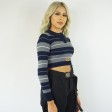 FB County Long Sleeve Charlie Brown Crop Top Online Hot Sale